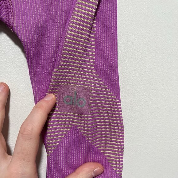 Alo‎ Yoga Pink Illusion Seamless High-Waist Legging Size XS - Picture 4 of 9
